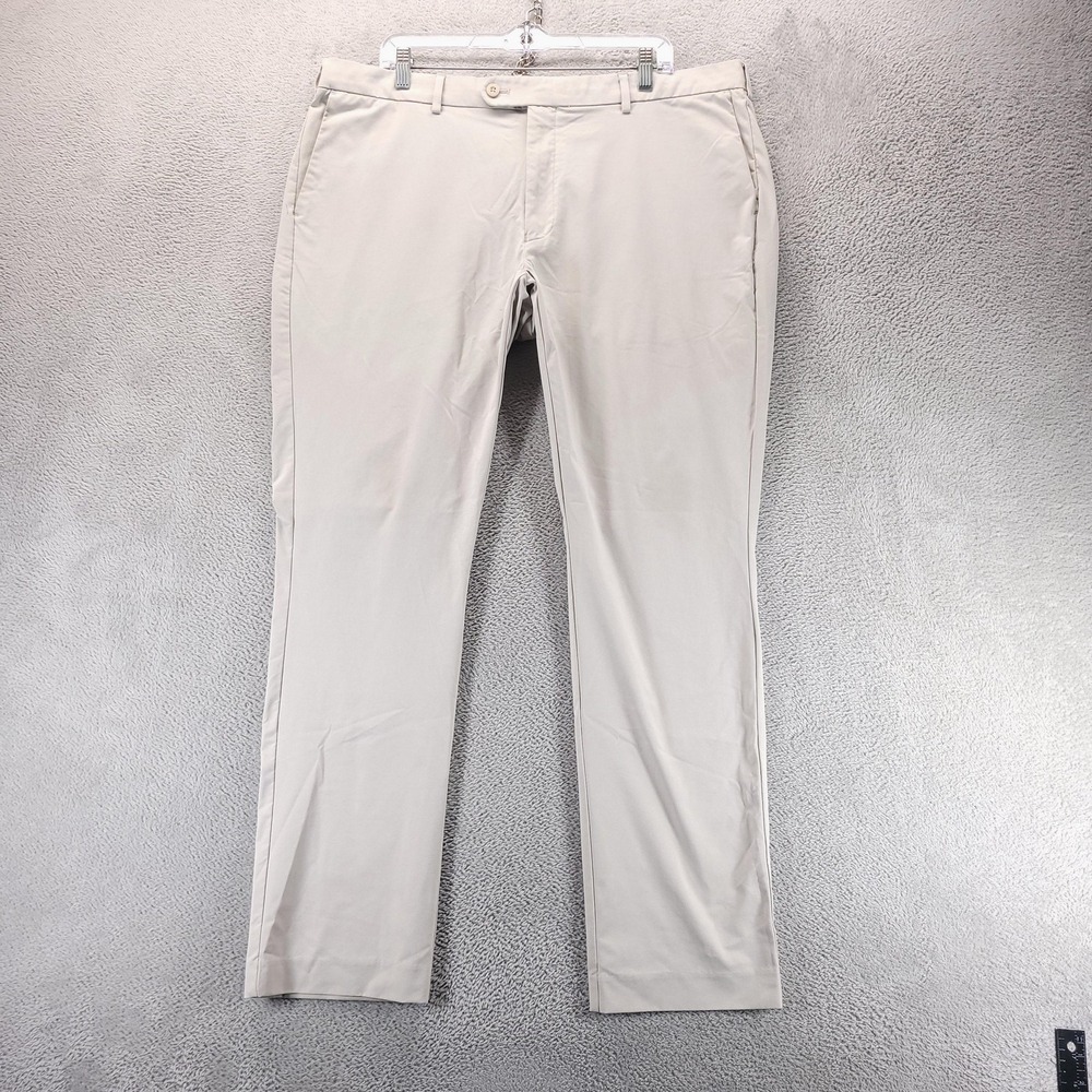 Peter Millar Pants Mens 40x32 Beige Surge Tailored Crown Crafted Performance OAT